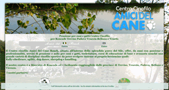 Desktop Screenshot of amicidelcane.net